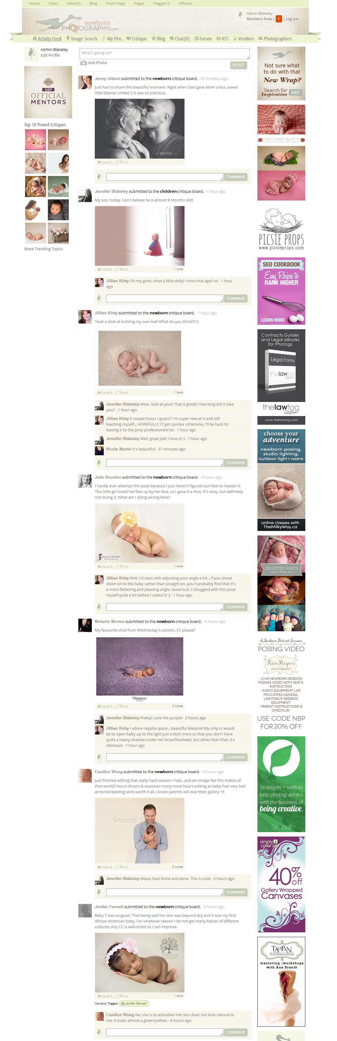 Features - Community Activity Feed