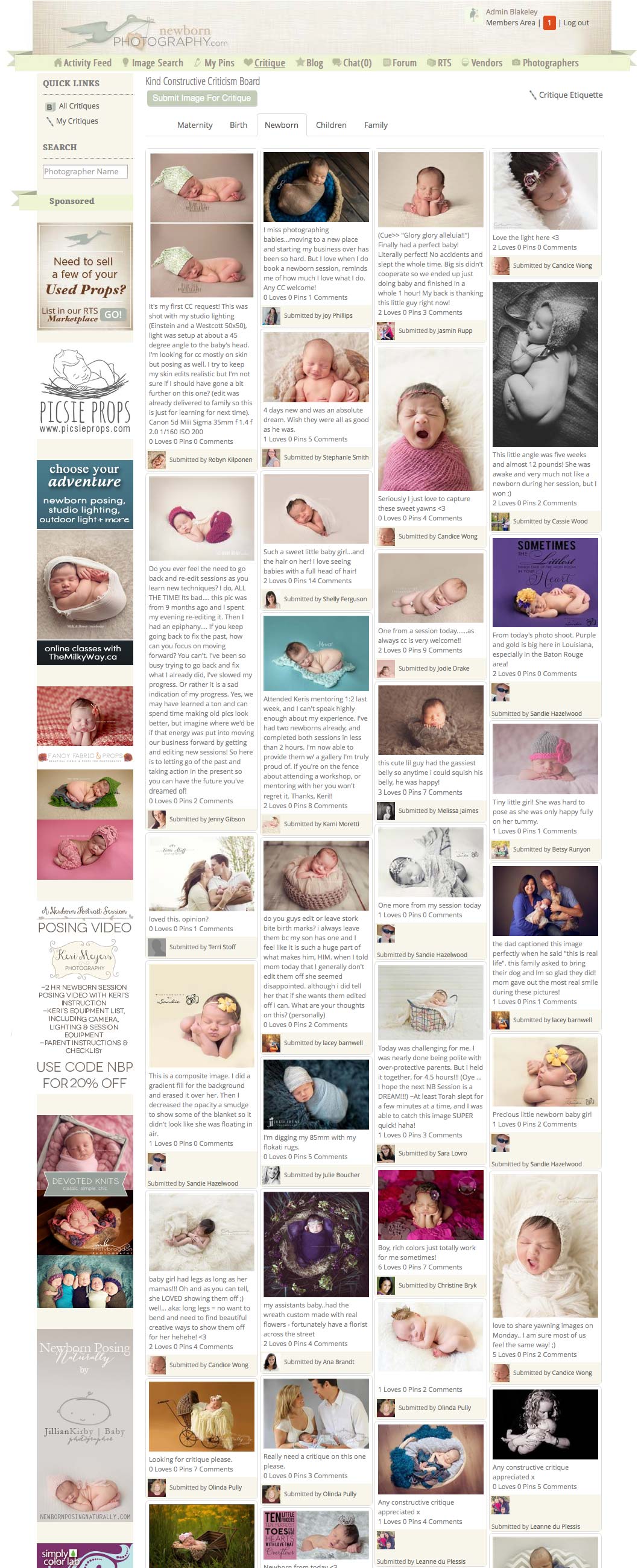 newborn photography critique